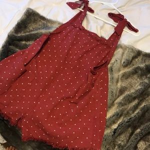 Overall Polkadot Playsuit